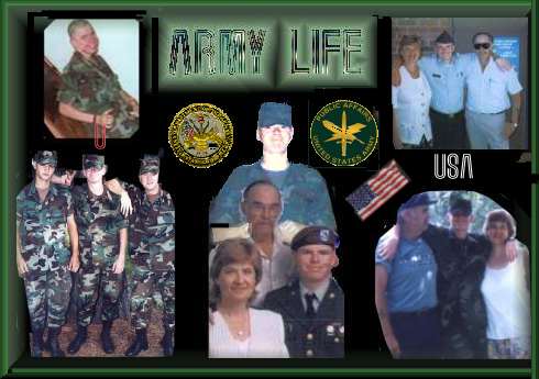 army life picture collage